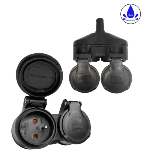 Удлинительный кабель ПУР ПОЛИУРЕТАН 2 РОЗЕТКИ H07BQ-F 3x1,5 30м