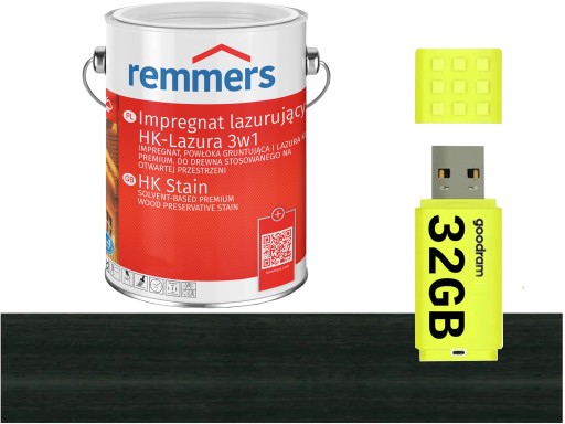 Пропитка для дерева Remmers HK-Lasur 20л Черное дерево