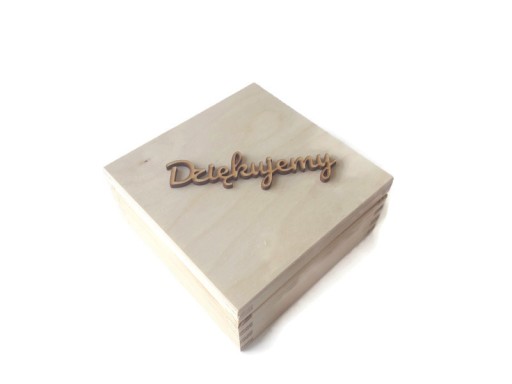 Herbaciarka 4 drewniana z zamknięciem DECOUPAGE