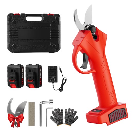 SEKATOR AKUMULATOROWY DO KRZEWÓW GAŁĘZI 30mm 21V + 2 X AKU 2Ah + WALIZKA