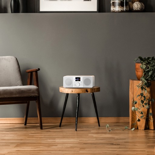 DAB-радио, Интернет-радио WiFi Bluetooth, белый