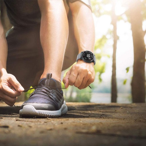 SZARY Pasek do Garmin Fenix 7 PRO Solar 22mm
