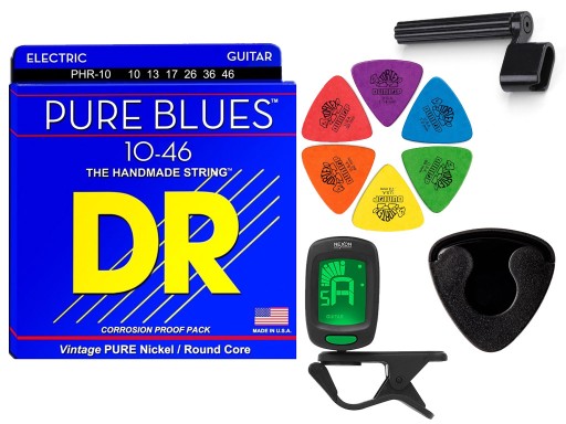 DR PURE BLUES PHR-10-46 - ЭЛЕКТРИЧЕСКИЕ СТРУНЫ