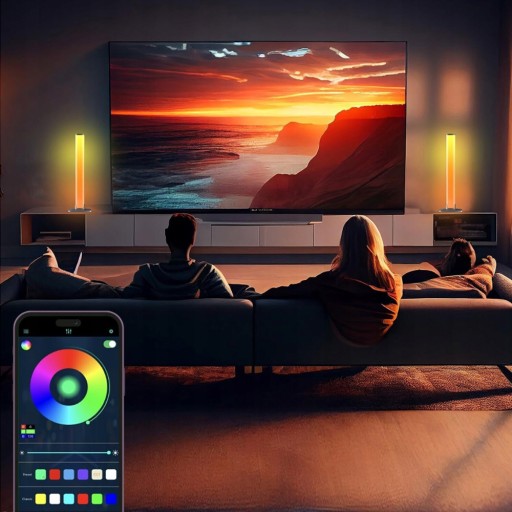 ИНТЕЛЛЕКТУАЛЬНАЯ СВЕТОДИОДНАЯ ЛЕНТА RGB ЛАМПА ПОДСВЕТКА ТВ