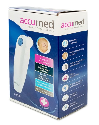 Termometr bezdotykowy Accumed HB500