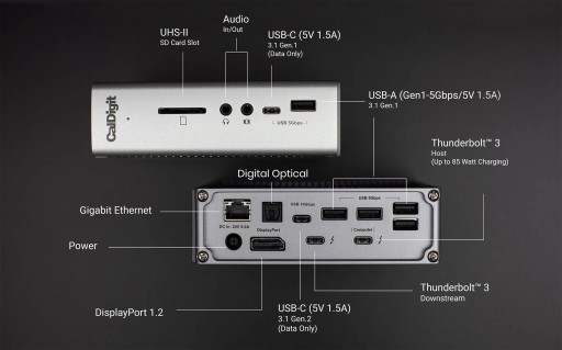 Док-станция CalDigit TS3 Plus Thunderbolt 3