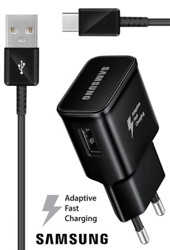 ОРИГИНАЛЬНОЕ ЗАРЯДНОЕ УСТРОЙСТВО ДЛЯ БЫСТРОЙ ЗАРЯДКИ SAMSUNG + КАБЕЛЬ C