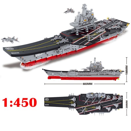 Кирпичи USS ENTERPRISE Авианосец MEGA BIG Ship Military 1058 шт. + LEGO ОРУЖИЕ