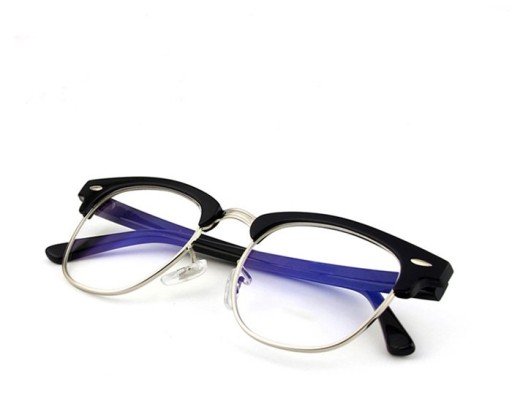 OKULARY KOREKCYJNE NERD nerdy retro PLUSY +0.75