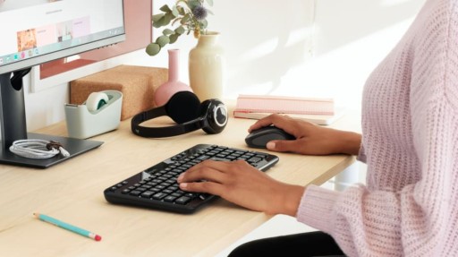 Беспроводная клавиатура Logitech K360 с черной подсветкой СУПЕР ТОЧНАЯ