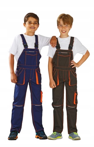 Spodnie ogrodniczki robocze PLANAM Junior r158/164