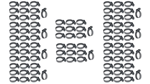 ВИНТЫ ЛЕНТЫ 16-27/9мм ЗАЖИМ ДЛЯ ДЕРЕВА 100 ШТ.