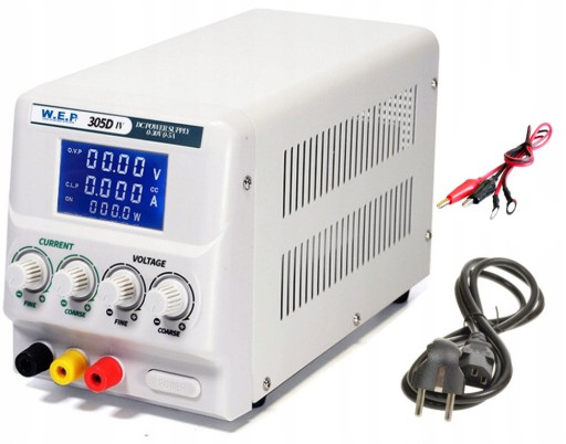 Zasilacz laboratoryjny WEP VWEP 305D IV + DODATKI
