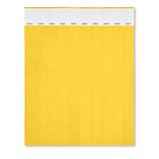 БРАСЛЕТ TYVEK «Фестивальный», 10 шт., бирюзовый