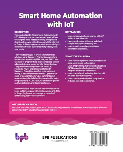Saha, Dipancar Smart Home Automation с IoT: Ultimate DIY Guide для M
