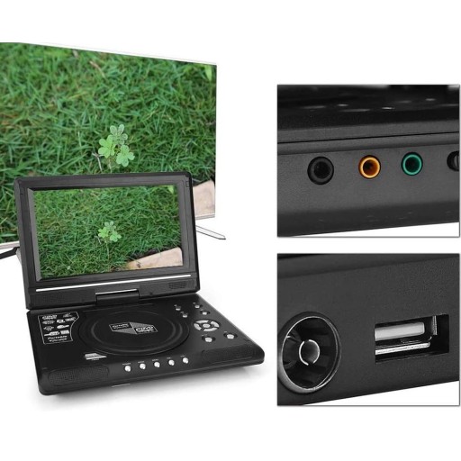 ПОРТАТИВНЫЙ DVD-ПЛЕЕР 7,8 ДЮЙМОВ USB 270° 16:9 EU