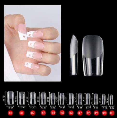 ГИБКИЙ МЯГКИЙ ГЕЛЬ FLEXI CLEAR Квадратные кончики THIN FLEXIBLE CLEAR 120