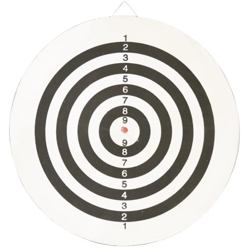 Enero DART kartonowy OUTDOOR dwustronny 45 cm + 6 rzutek