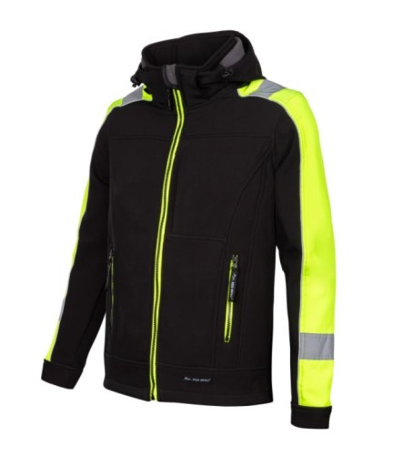 Светоотражающая куртка V-STORM Softshell REDBERG r.L