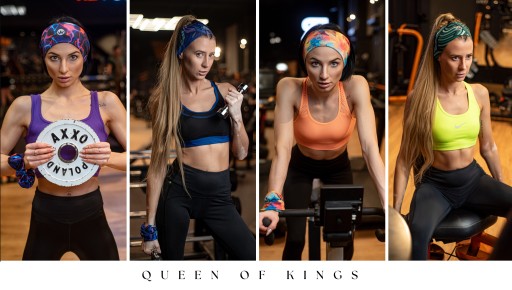 Термоактивная женская спортивная шапка Queen of Kings с флисом GREEN 2 QOK