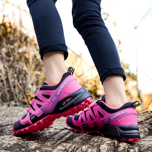DAMSKIE BUTY TREKKINGOWE TURYSTYCZNE ODDYCHAJĄCE