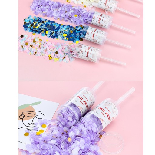 Papierowe konfetti ślubne, poppersy, upominki na baby shower, ukończenie szkoły, mix kolorów