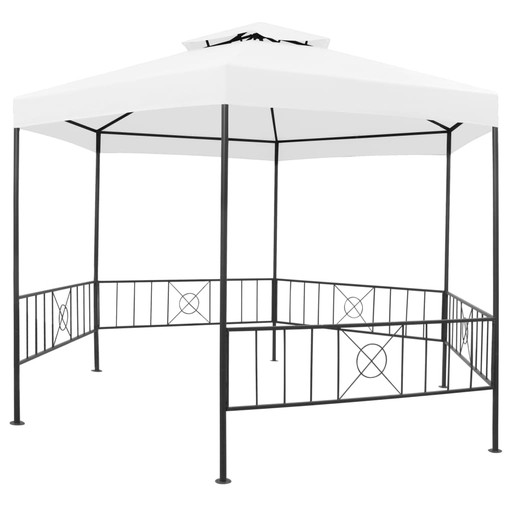 vidaXL Garden Gazebo 323 x 275 x 265 см 180 г/м²