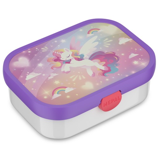 MEPAL ŚNIADANIÓWKA POJEMNIK LUNCHBOX KANAPEK BIDON UNICORN GLOW JEDNOROŻEC