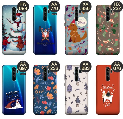 ETUI DO XIAOMI REDMI NOTE 8 PRO WZORY ŚWIĄTECZNE CHRISTMASS ŚWIĘTA OBUDOWA