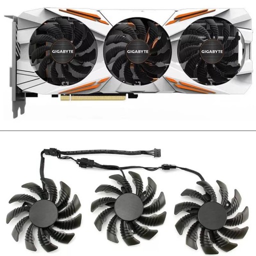Gigabyte Aorus GTX 1060 1070 1080 960 вентиляторов