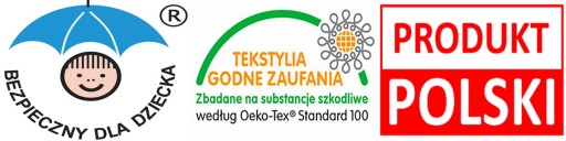 Zestaw wafelkowy niemowlęcy otulacz poduszka MIŚ