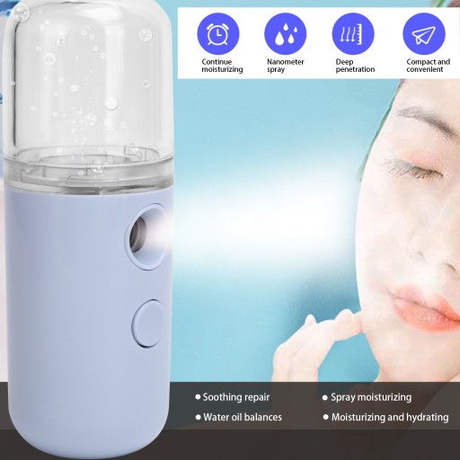 NAWILŻACZ DO TWARZY NANO MIST SPRAYER ROZPYLACZ DELIKATNA MGIEŁKA DO TWARZY
