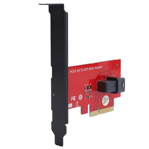 Конвертер карт SFF-8643 в PCI-E 4X с 1 слотом