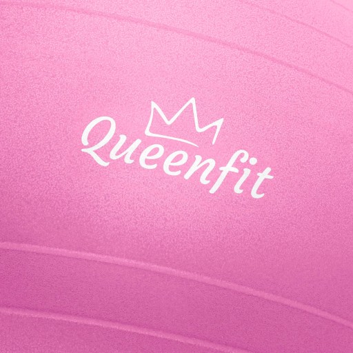 ГИМНАСТИЧЕСКИЙ МЯЧ ДЛЯ ФИТНЕС-УПРАЖНЕНИЙ С НАСОСОМ 65СМ QUEENFIT