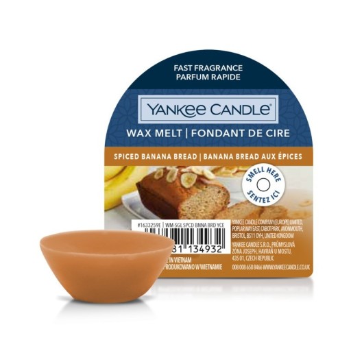 ПРЯНЫЙ БАНАНОВЫЙ ХЛЕБ Yankee Candle ароматический воск
