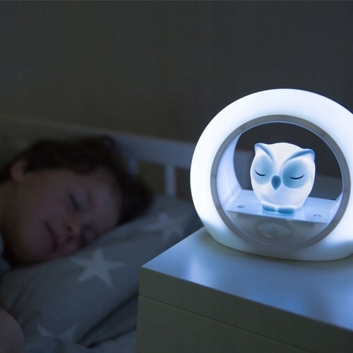 Lampka nocna ZAZU LOU Sowa CZUJNIK SNU PRZYCIEMNIE