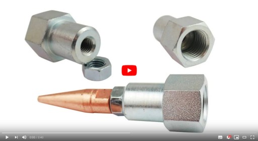 Adapter z M14 na M7 do elektrody SZPIC do QUICKPULLERA adapter rozmiaru