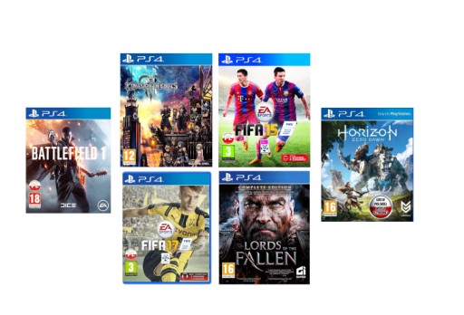 PS4 PLAYSTATION 4 SLIM CONSOLE + 2 PAD + 6 ИГРОВЫХ ПК