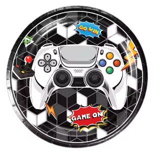 JEDNORAZOWY ZESTAW URODZINOWY DLA GRACZA 50 SZT GAME