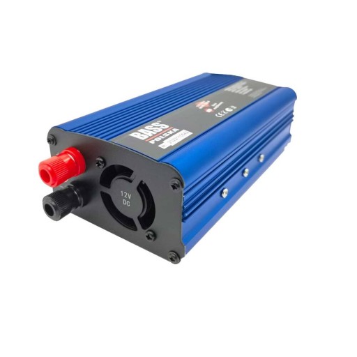 PRZETWORNICA NAPIĘCIA 12V 230V 1200W BASS POLSKA WEJSCIE USB
