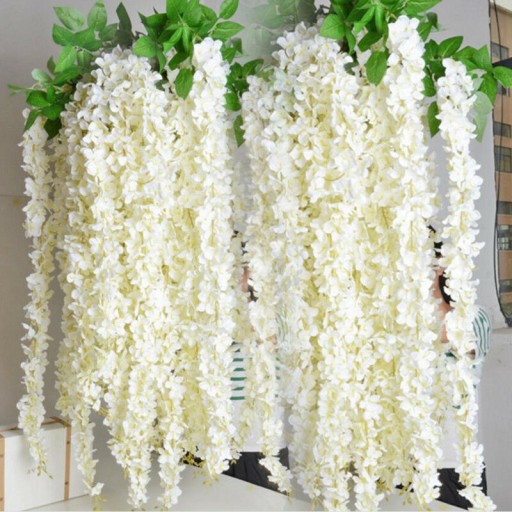 Искусственная глициния Wisteria Laburnum 110 см 12 шт.