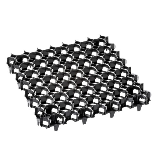 4x парковочная решетка для газона 50x50x4 см + 16 анкеров