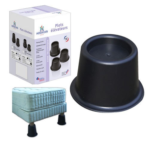 PODKŁADKI podstawki PODWYŻSZAJACE ŁÓŻKO meble BIODRO osoby wysokie 9cm/4szt