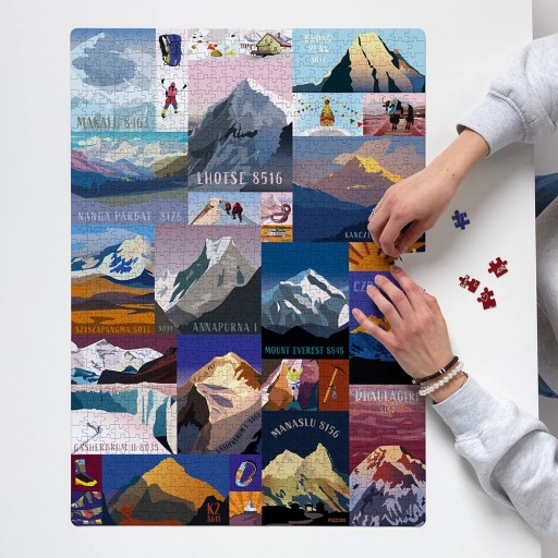 CzuCzu PUZZLE 1000 деталей ПазлLOVE MOUNTAINS Для детей и не только! 11+ лет