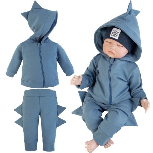 BABY SET хлопковый спортивный костюм для мальчика ПОДАРОК ​​толстовка шорты 86