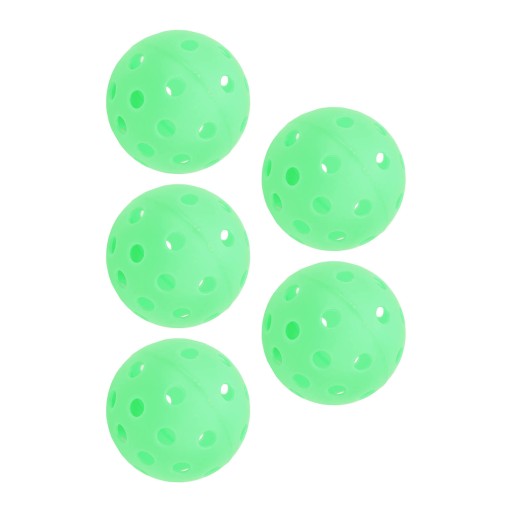 5шт Шарики Pickleball 40 отверстий светящиеся 74мм