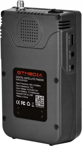 ИЗМЕРИТЕЛЬ СПУТНИКОВОГО СИГНАЛА V8 FINDER2 3,5-дюймовый ЖК-дисплей