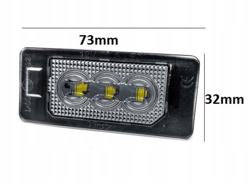 Подсветка номерного знака BMW F10 F11 F07 GT
