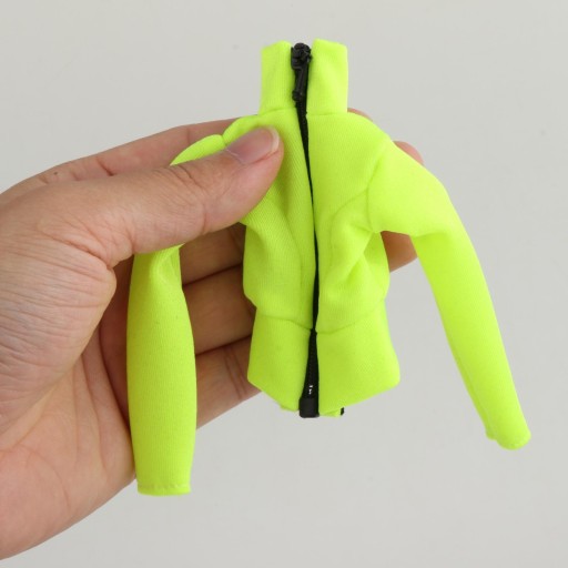miniaturowe ubrania 1/6 figurki zielone