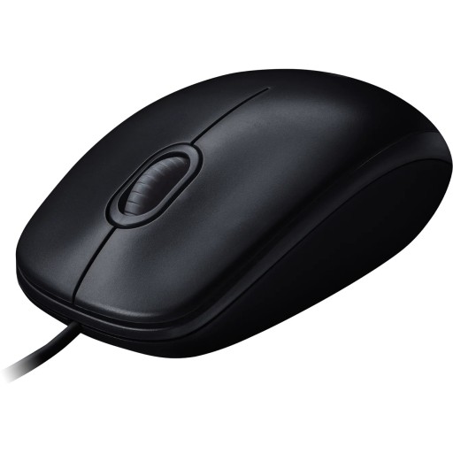 Проводная оптическая мышь Logitech M100, черная